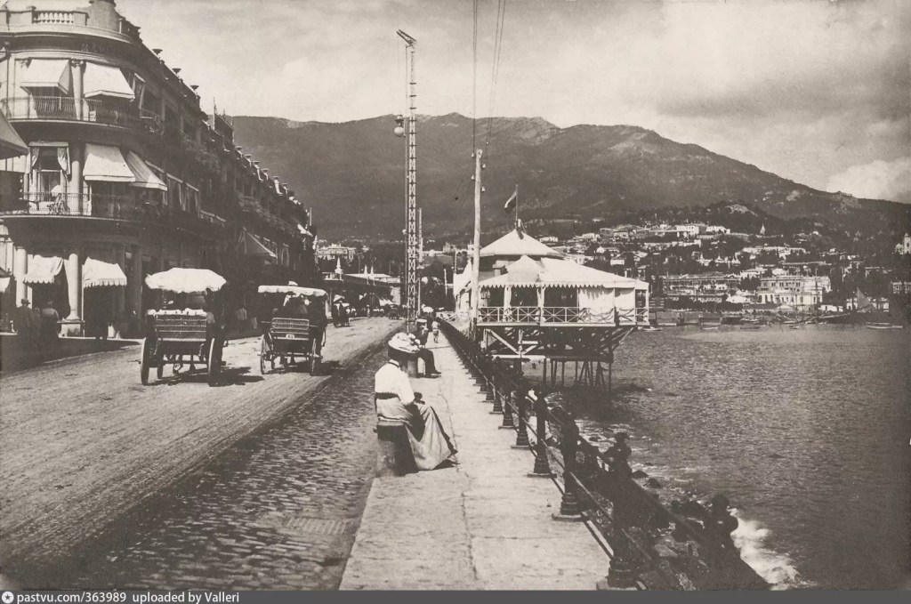Набережная Ялты до революции 